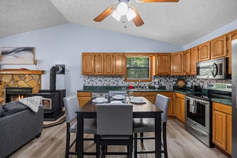 Indoors, Kitchen, Dining Room, Dining Table, Furniture