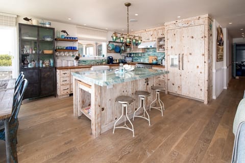 That`s no pantry, it`s a custom paneled refrigerator.