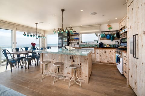 The chefs of the group will be able to take in the views while preparing meals.