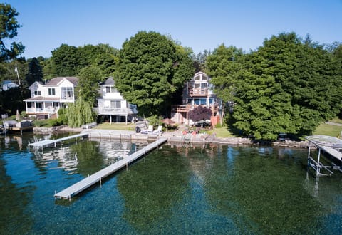 Watch video. Beautiful view.  Private lake access.  Dock in after Memorial Day