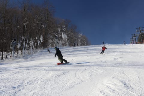 Skiing/snowboarding/x-country /tubing is 22 minutes away+-/ w restaurant/store