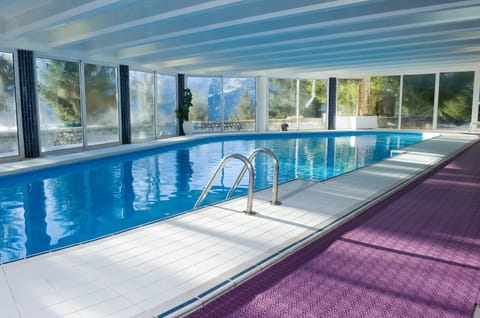 Spend time with family and friends in the indoor pool.