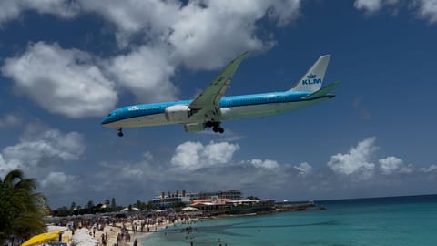 Maho Beach - 10 minute walk from the property