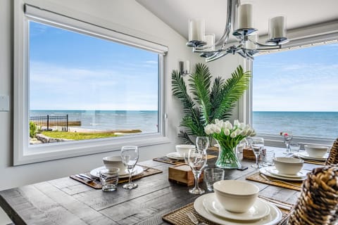 Dine with the lake as your backdrop.