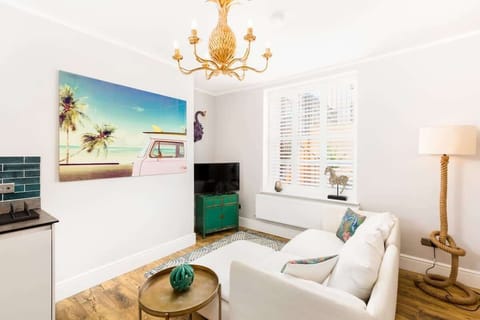Living area with sofa