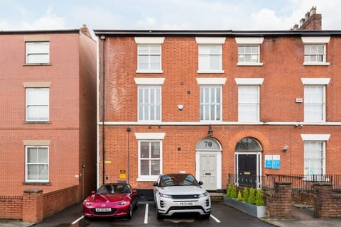 Front Elevation with parking