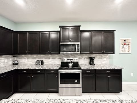 Indoors, Kitchen, Microwave, Oven, Cooktop