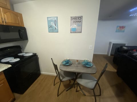 Kitchen and dining table