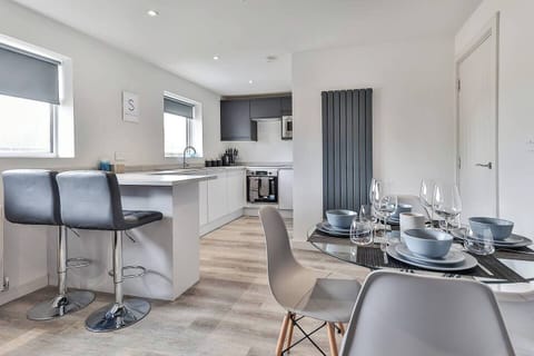 Kitchen and dining area
