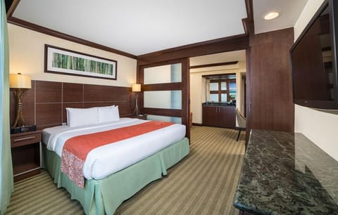 Suites has a bedroom for 2 guests and separate sleeping area for 2 more guests