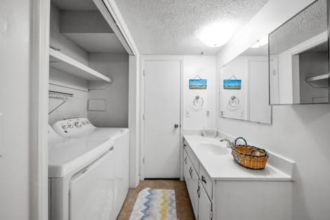 You may pack light-the washer and dryer are on-site.