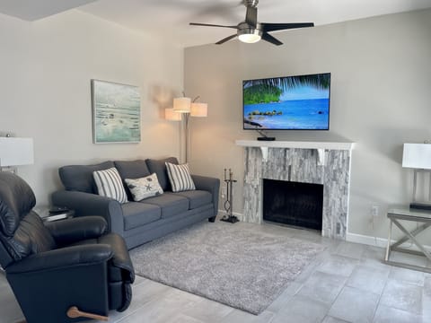 Living room with sleeper sofa