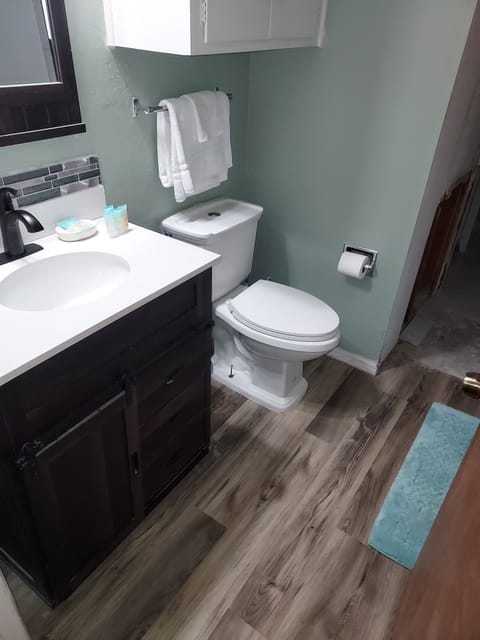 Hallway bathroom