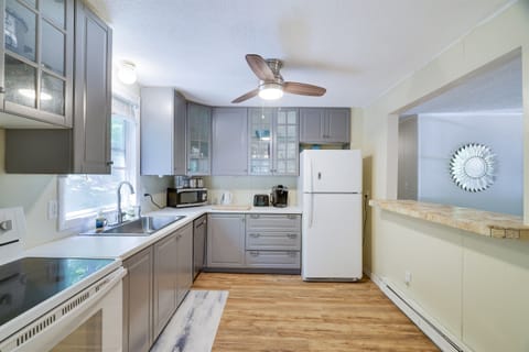Kitchen with updated cabinets