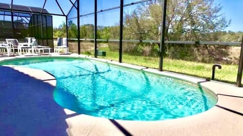 Plenty of space around the pool for relaxing