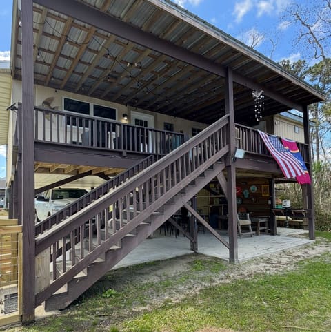Front of house- facing canal