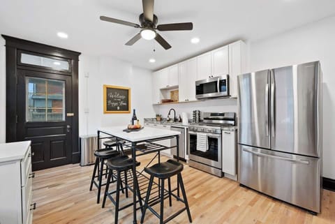 Well equipped kitchen.