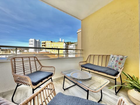 Beautiful and warm terrace with comfortable furniture and gorgeous view