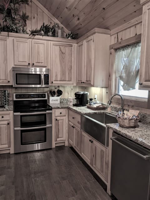 Double oven and microwave