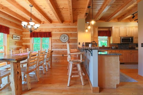 Dining table and additional seating