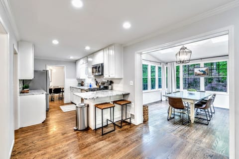 Kitchen - view of both Dining rooms