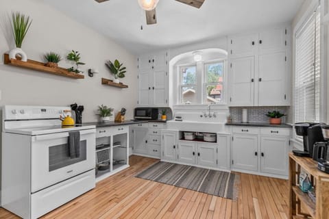 A huge kitchen ~ the gathering space in every home!