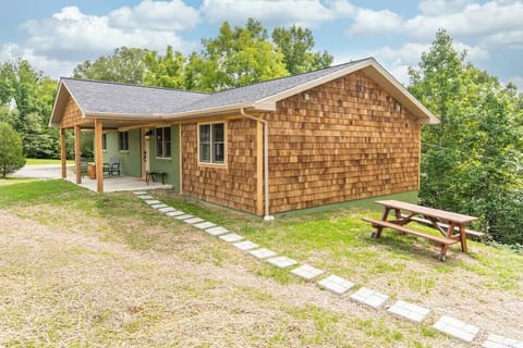 Cedar Creek Cottage!  Not pictured is our new Hot tub added on to the side of the home.  In the next photo!