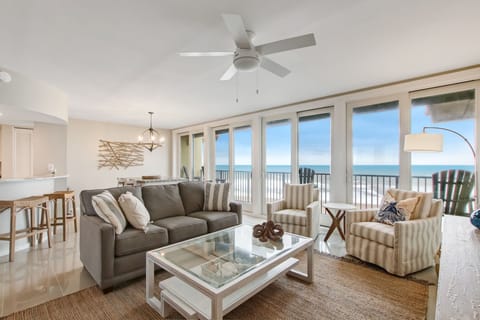Beautiful Views from Both Sides of this Living Space- Oceanfront Views on one side and Intracoastal Views on the Other