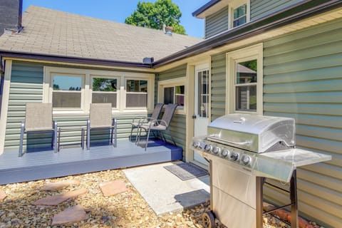 Private Patio | 2-Story House | Gas Grill