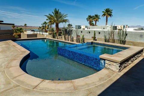 Huge spa and baja shelf