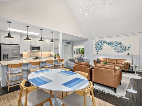 Open concept Kitchen, Dining Room, and Living