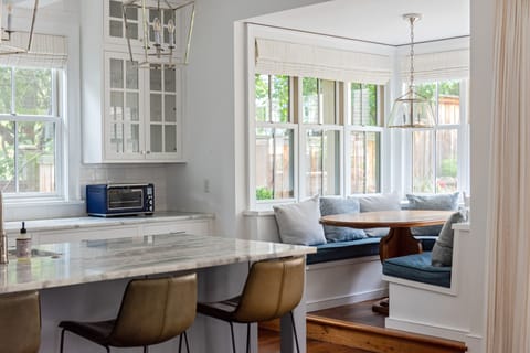 Breakfast nook in kitchen 