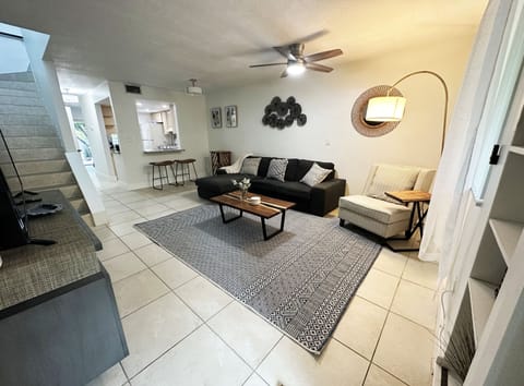 Living Room with Smart TV.