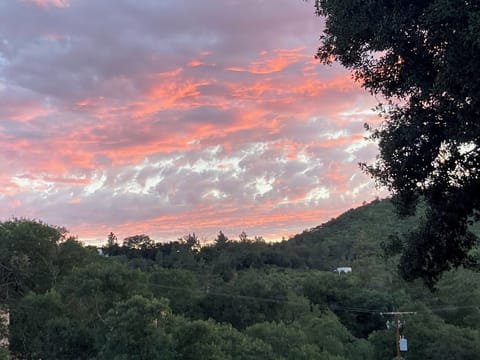 Our Slice of Heaven's sunset from our deck...