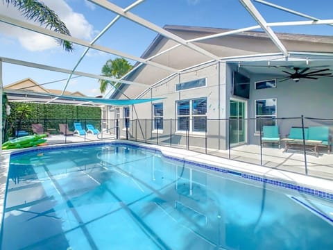 Pool Area with loungers