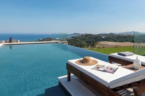 pool with sea view