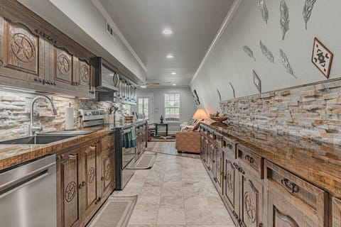 Kitchen from laundry room