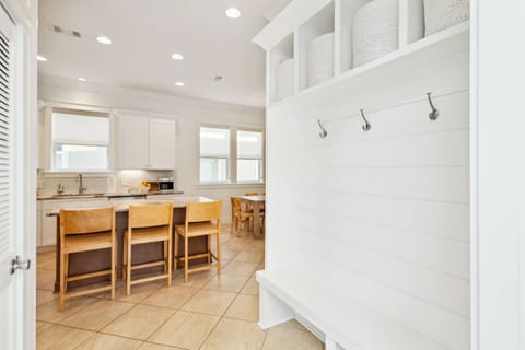 Side entry door into mudroom area!