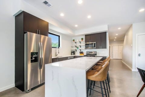 Kitchen island feel free to use my herbs