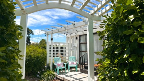 The deck is the perfect place to relax