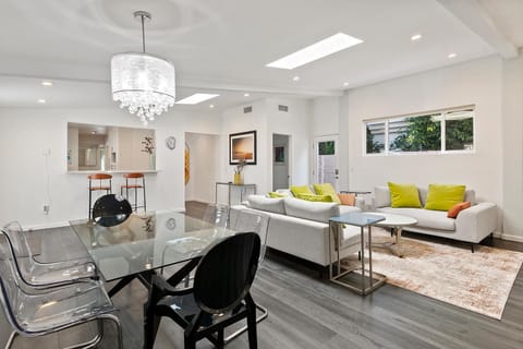 Open-plan living & dining room
