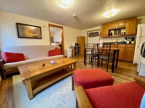 Living room to kitchen view