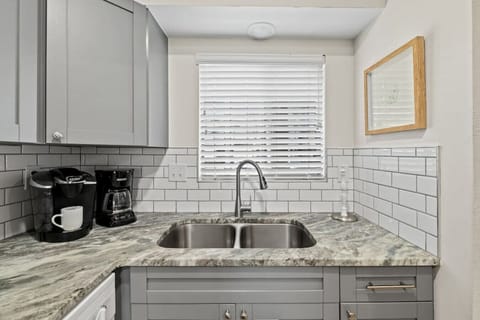 Our upgraded kitchen is fully equipped for your stay, ready for meals and memories!