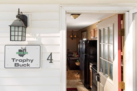 EXTERIOR OF TROPHY BUCK CABIN