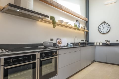 Ground floor: Well-appointed modern kitchen