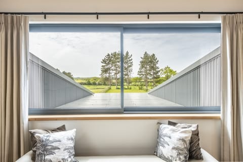 First floor: Looking over the rear garden