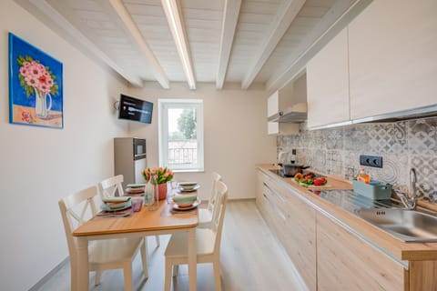 Kitchen and dining area