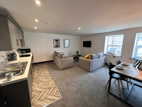 spacious and light living room