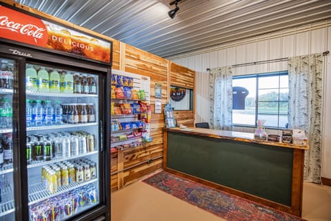 Variety of soft drinks to choose from