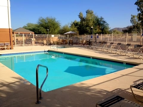 Soak up the sun with plenty of loungers nearby.